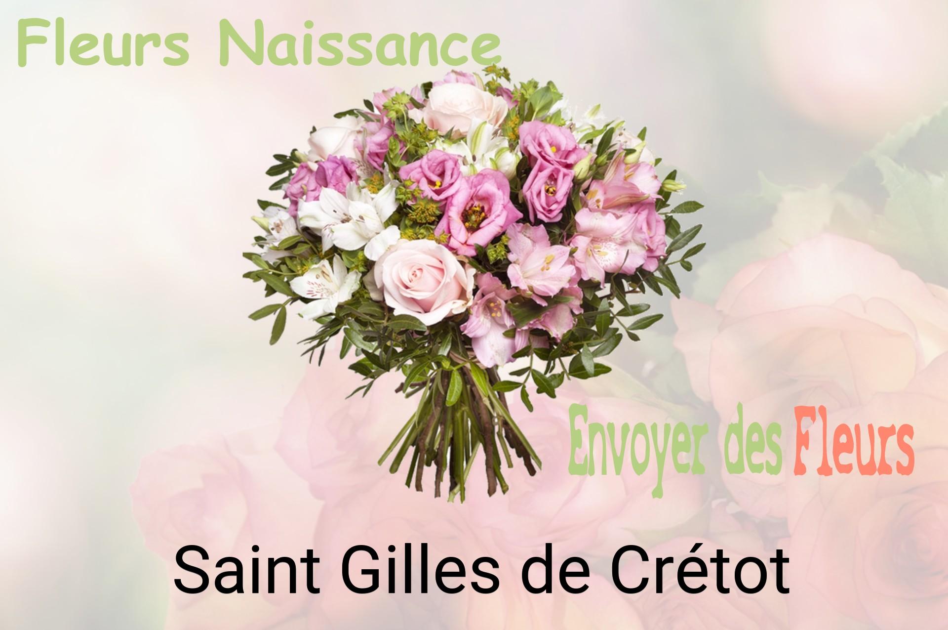 Bouquet de fleurs de naissance livré à Saint-Gilles-de-Crétot